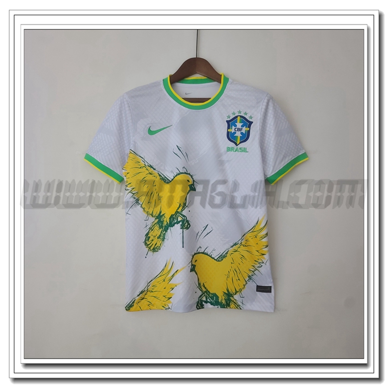 Maglia Allenamento Brasile Bianco 2022 2023