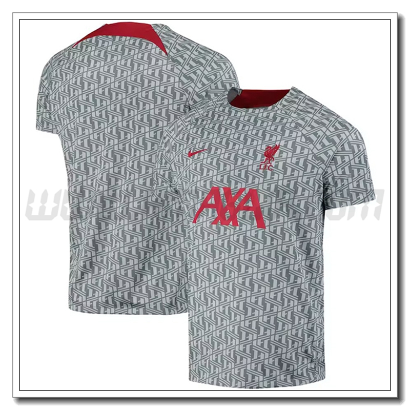 Maglia Allenamento FC Liverpool Grigio 2022 2023