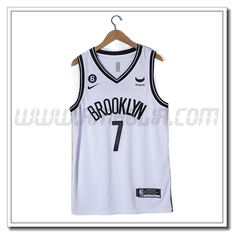 Maglia Brooklyn Nets (DURANT #7) 2022/23 Bianco