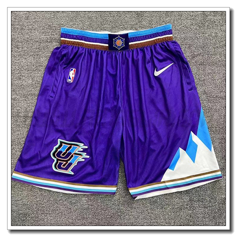 Pantaloncini NBA Utah Jazz Viola