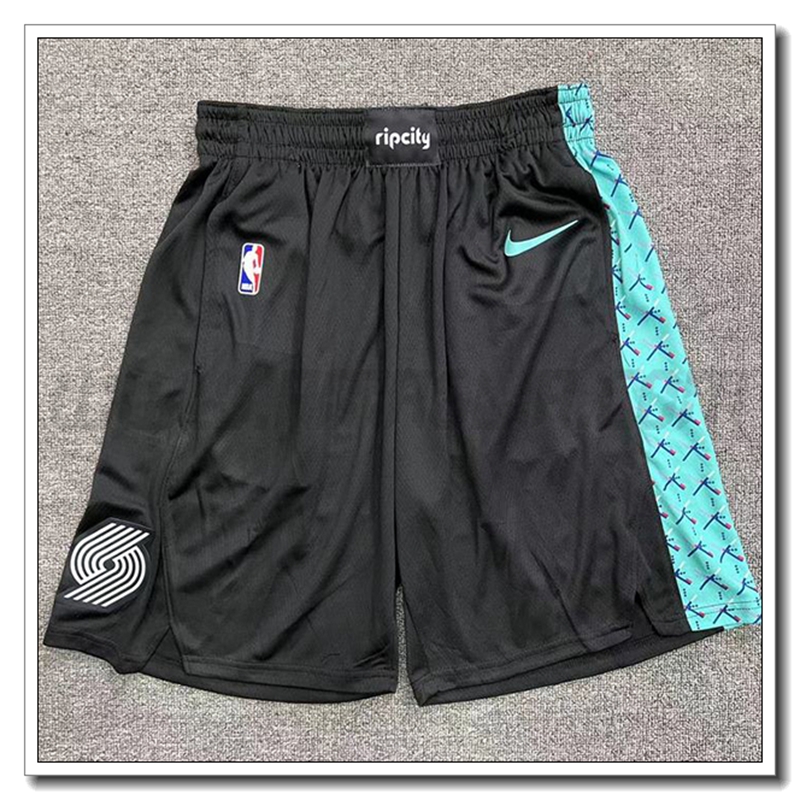 Pantaloncini NBA Portland Trail Blazers Nero/Verde