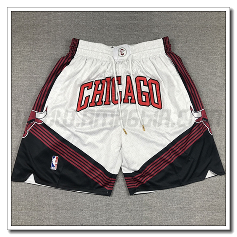 Pantaloncini NBA Chicago Bulls Bianco