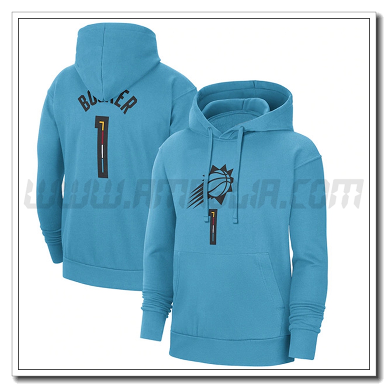 Felpa Allenamento Cappuccio Phoenix Suns Azzurro 2023