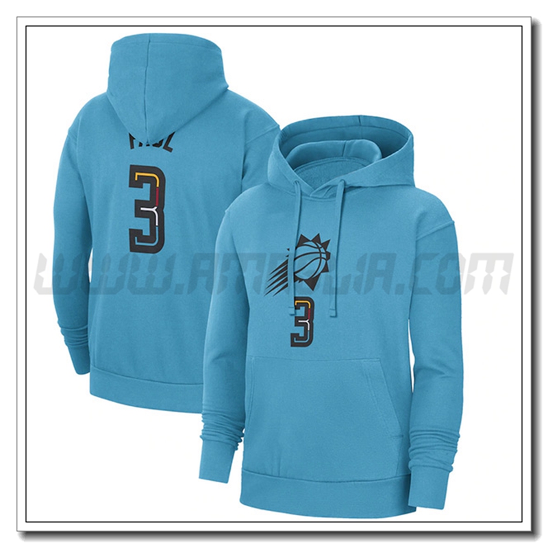 Felpa Allenamento Cappuccio Phoenix Suns Azzurro 2023