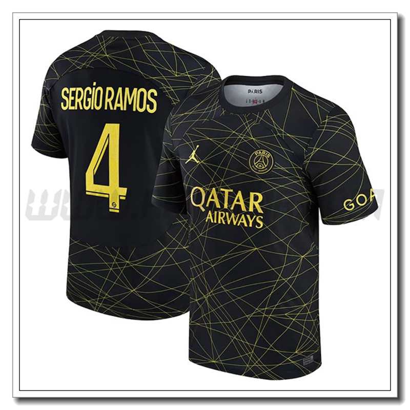 Maglia SERGIO RAMOS #4 PSG Quarto 2022 2023