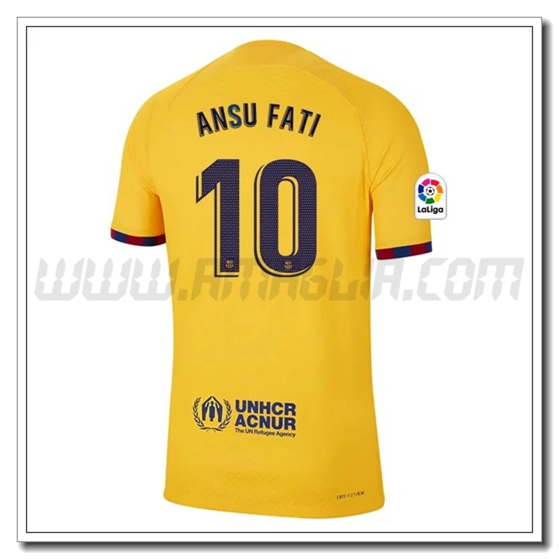 Maglia ANSU FATI #10 FC Barcellona Quarto 2022 2023