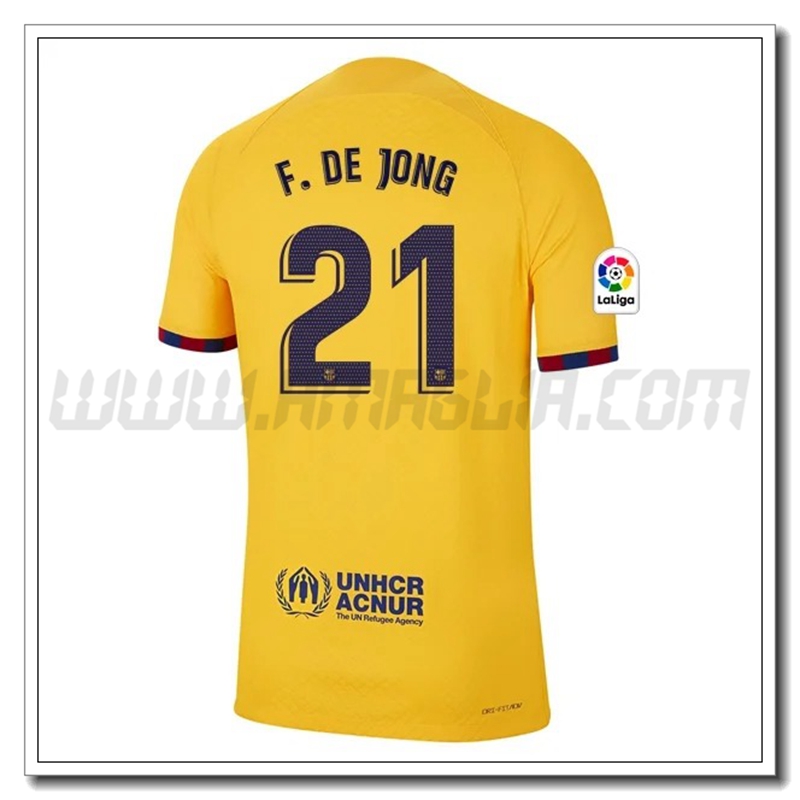 Maglia F.DE JONG #21 FC Barcellona Quarto 2022 2023