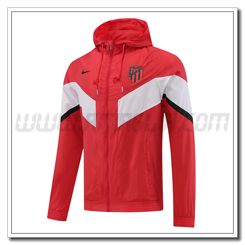 Giacca a Vento Atletico Madrid Rosso 2022 2023