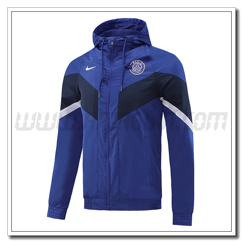 Giacca a Vento PSG Blu 2022 2023