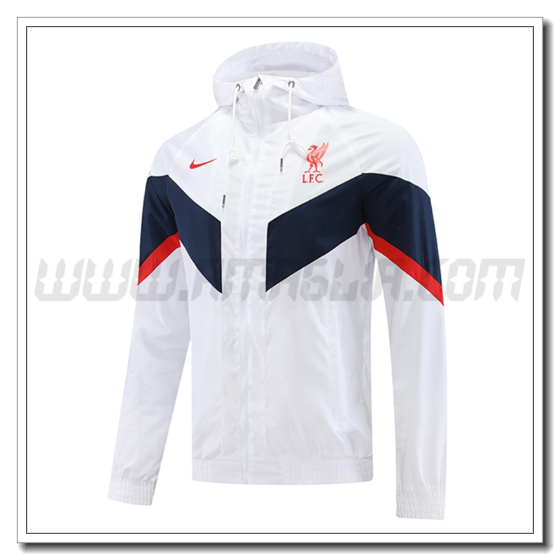 Giacca a Vento FC Liverpool Bianco 2022 2023
