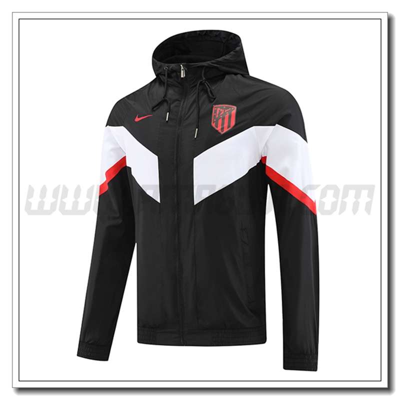Giacca a Vento Atletico Madrid Nero 2022 2023
