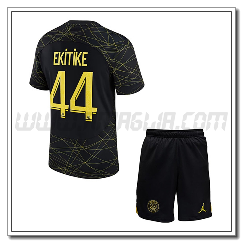 Kit Maglia EKITIKE #44 PSG Bambino Quarto 2022 2023