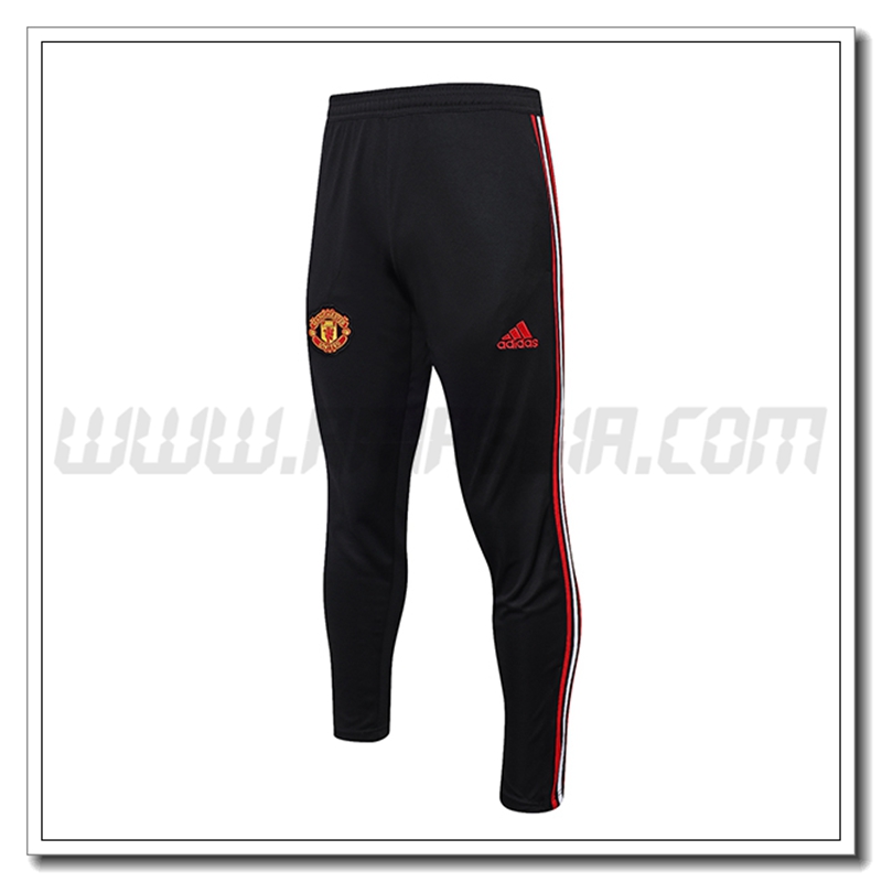 Pantaloni Allenamento Manchester United Nero 2022 2023 -11