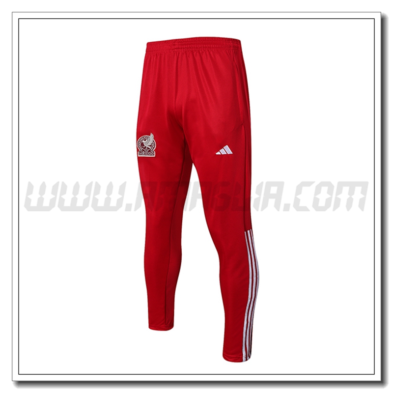 Pantaloni Allenamento Messico Rosso 2022 2023