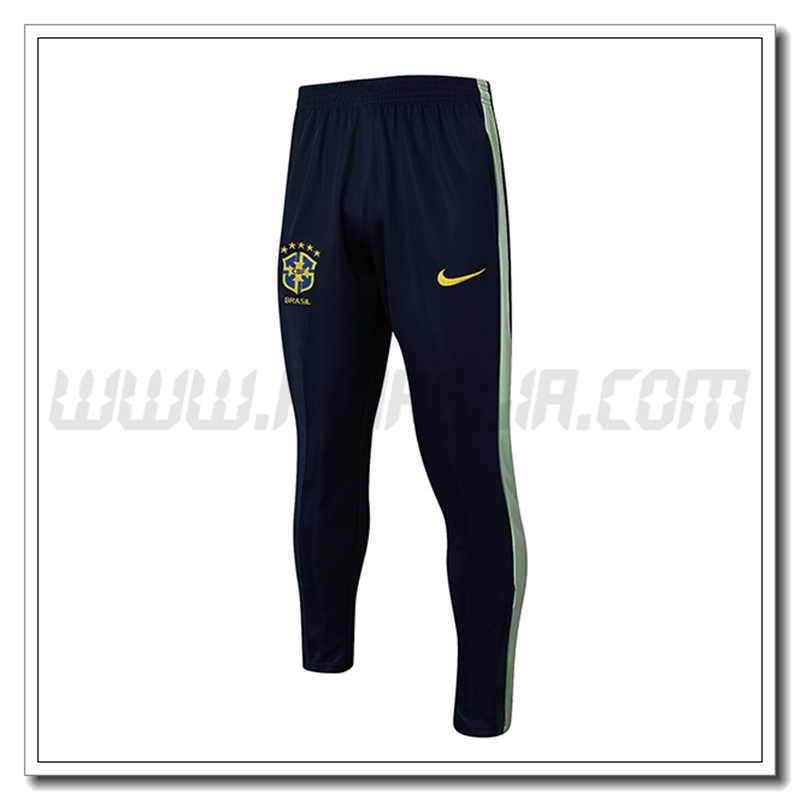 Pantaloni Allenamento Brasile Blu Marino 2022 2023