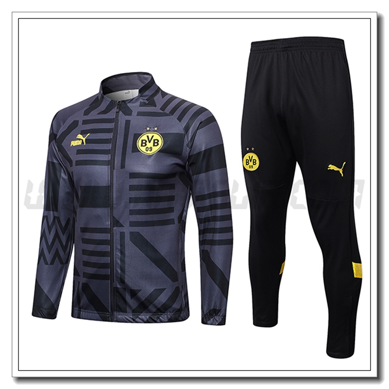 Tuta Allenamento Giacca Dortmund Grigio 2022 2023