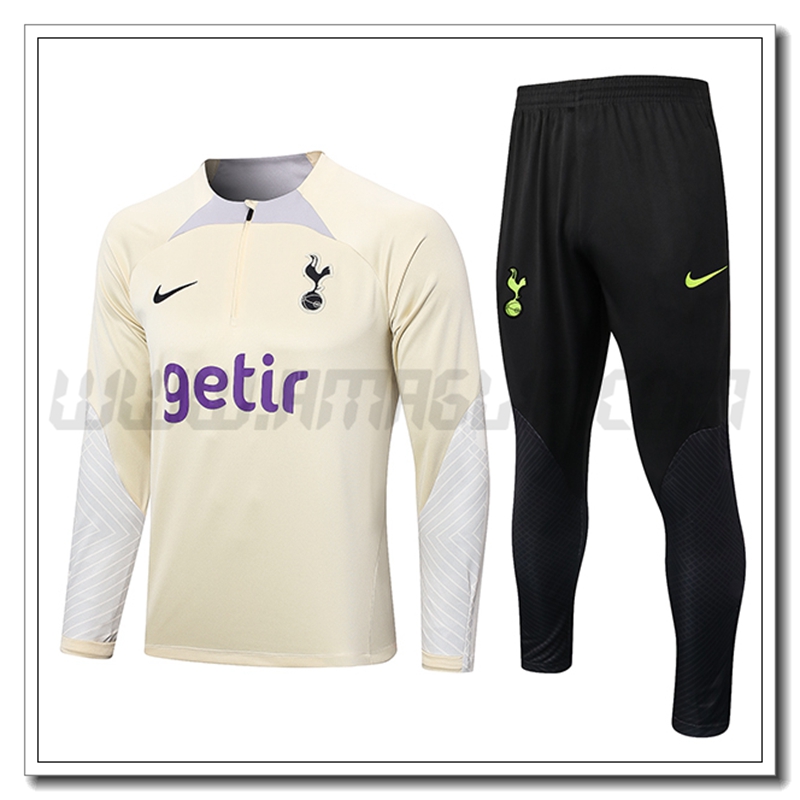 Tuta Allenamento Tottenham Hotspurs GIALLO 2022 2023