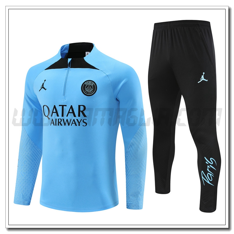 Tuta Allenamento PSG Jordan Blu Scuro 2022 2023