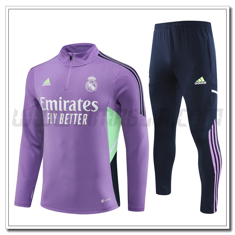 Tuta Allenamento Real Madrid Viola 2022 2023