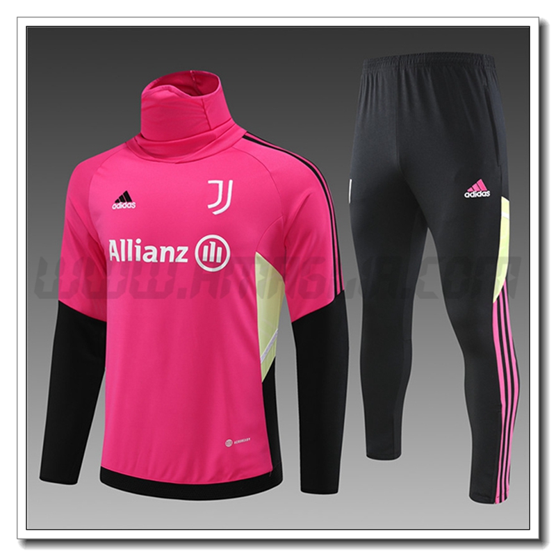 Tuta Allenamento Juventus Collo alto Bambino Rosa 2022 2023