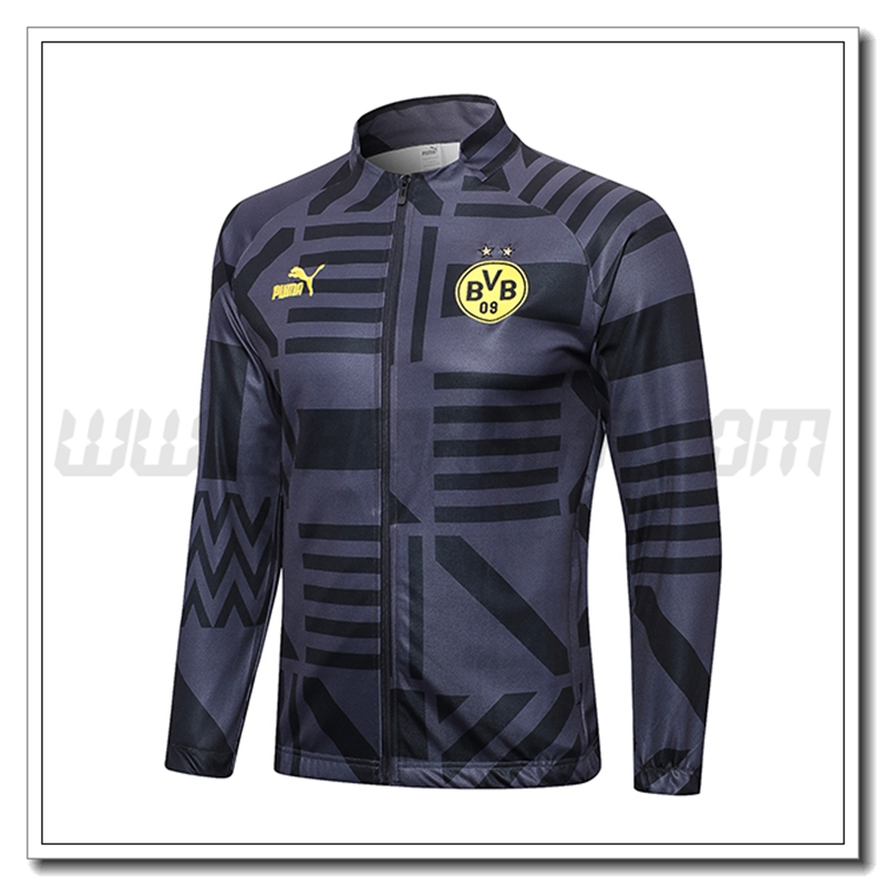 Giacca Calcio Dortmund Grigio 2022 2023