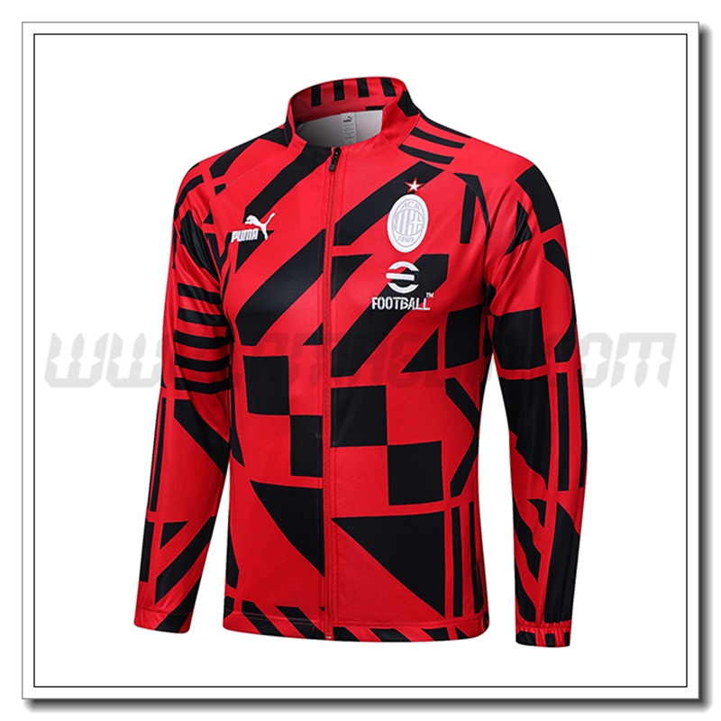 Giacca Calcio AC Milan Rosso 2022 2023