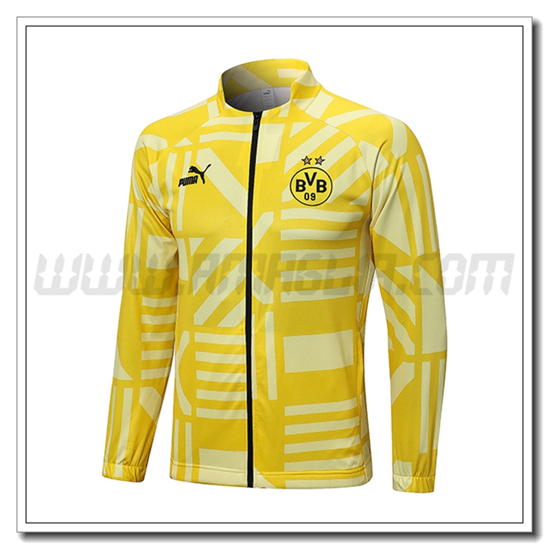 Giacca Calcio Dortmund GIALLO 2022 2023