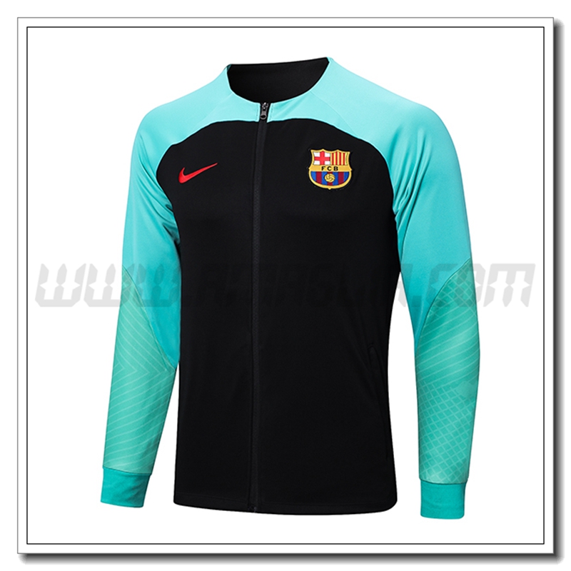 Giacca Calcio FC Barcellona Nero 2022 2023