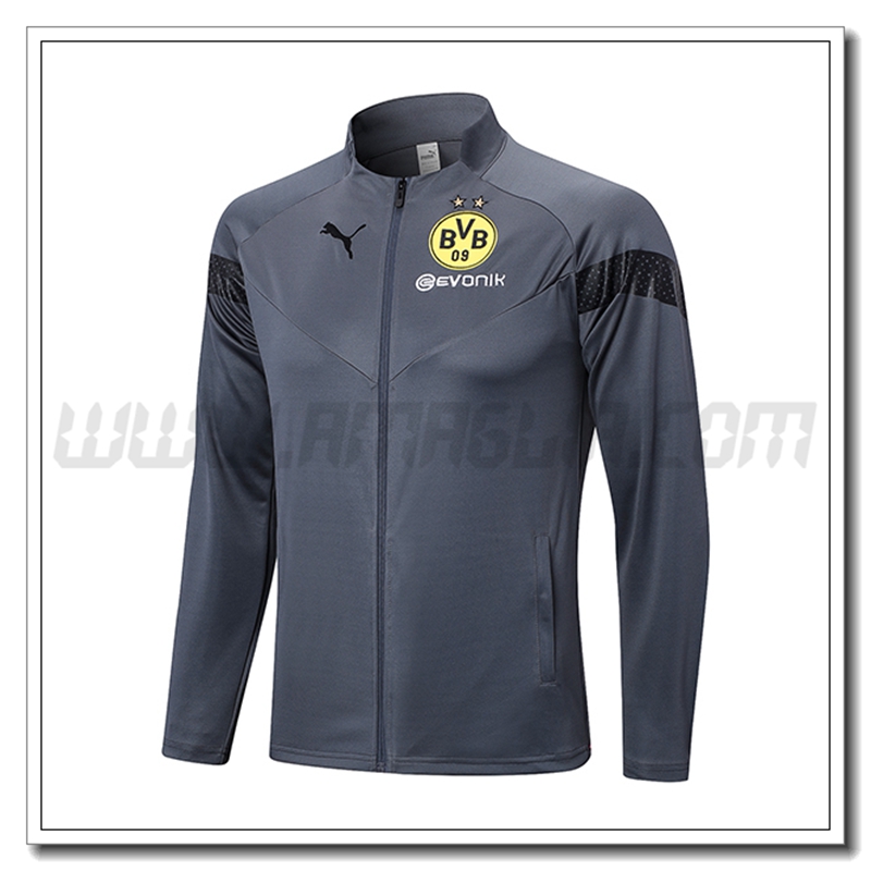 Giacca Calcio Dortmund Grigio 2022 2023