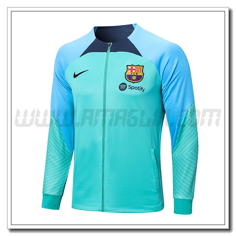 Giacca Calcio FC Barcellona Verde 2022 2023