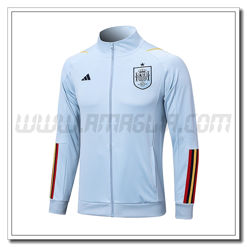 Giacca Calcio Spagna Azzurro 2022 2023