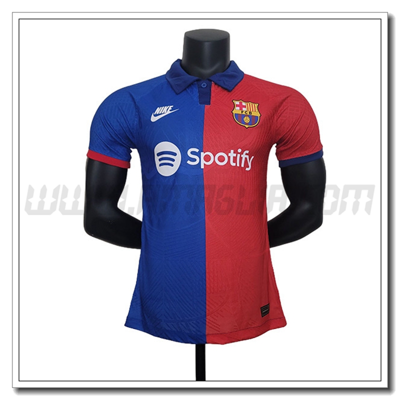 Maglia FC Barcellona Edizione Speciale 2023 2024 Blu Rosso
