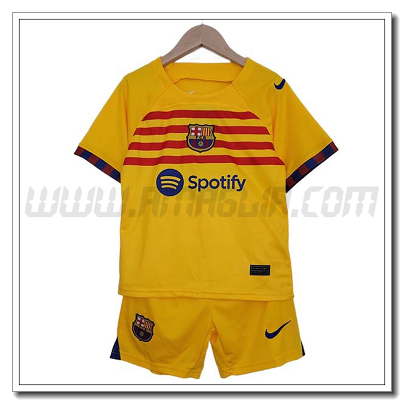 Kit Maglia FC Barcellona Bambino Quarto 2022 2023