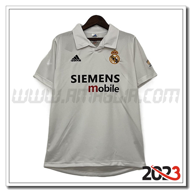 Prima Maglia Calcio Real Madrid Retro 2002/2003