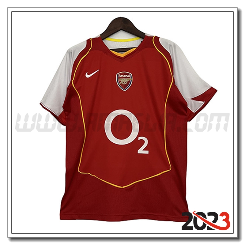 Prima Maglia Calcio Arsenal Retro 2004/2005