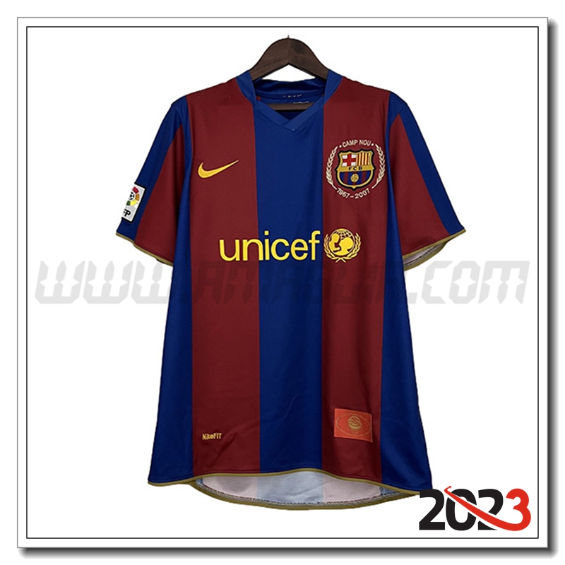 Prima Maglia Calcio FC Barcellona Retro 2007/2008