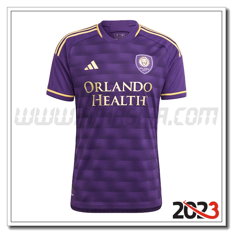Orlando City SC Prima Maglia Calcio 2023 2024