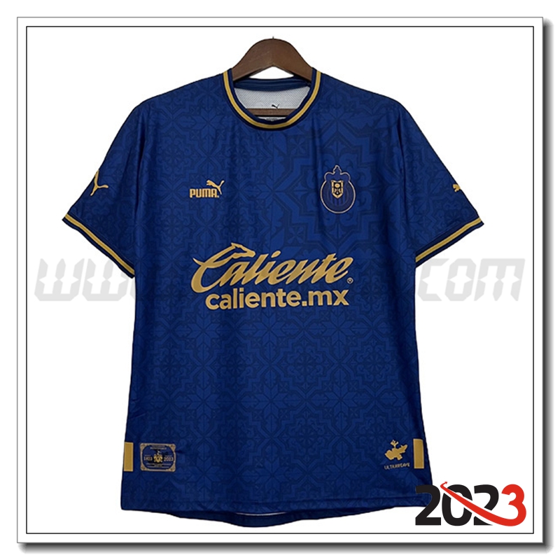 Maglia Calcio CD Guadalajara Edizione del 200掳 anniversario Blu