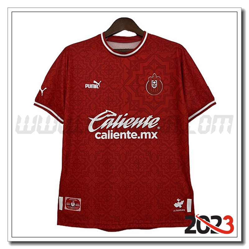 Maglia Calcio CD Guadalajara Edizione del 200掳 anniversario Rosso