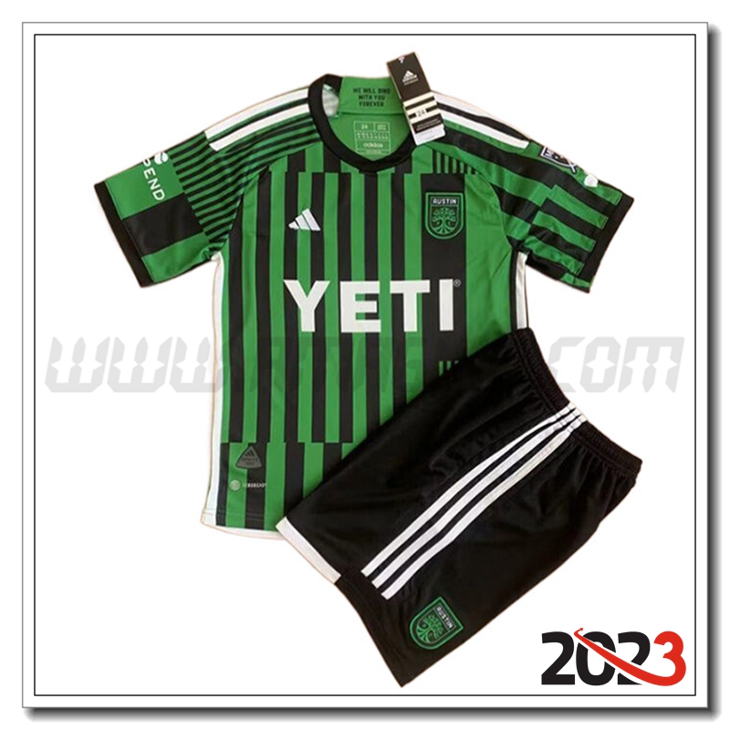 Kit Maglia Austin FC Bambino Prima 2023 2024