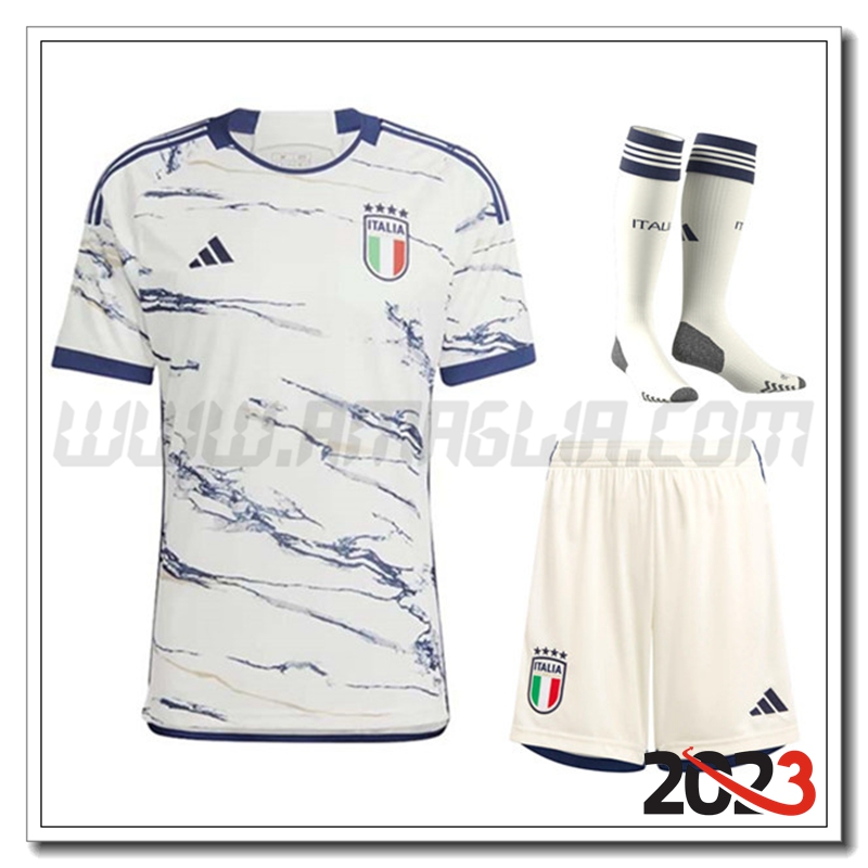Kit Maglia Italia Seconda (Short + Chaussettes) 2023 2024