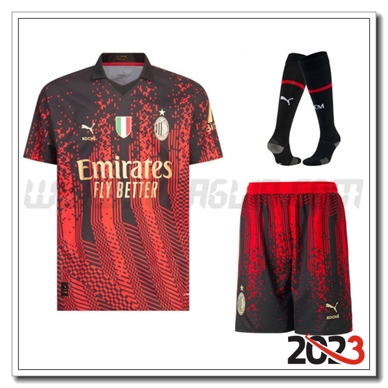 Kit Maglia AC Milan x KOCHE Quarto (Short + Chaussettes) 2022 2023