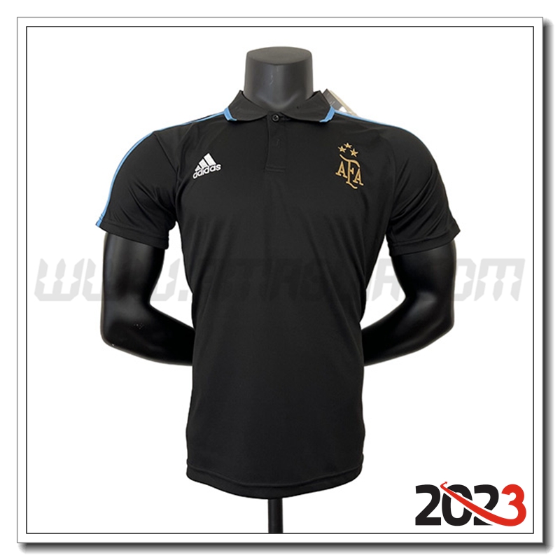 Maglia Polo Argentina Nero 2023 2024