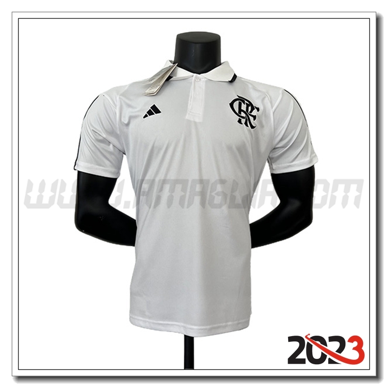Maglia Polo Flamengo Bianco 2023 2024