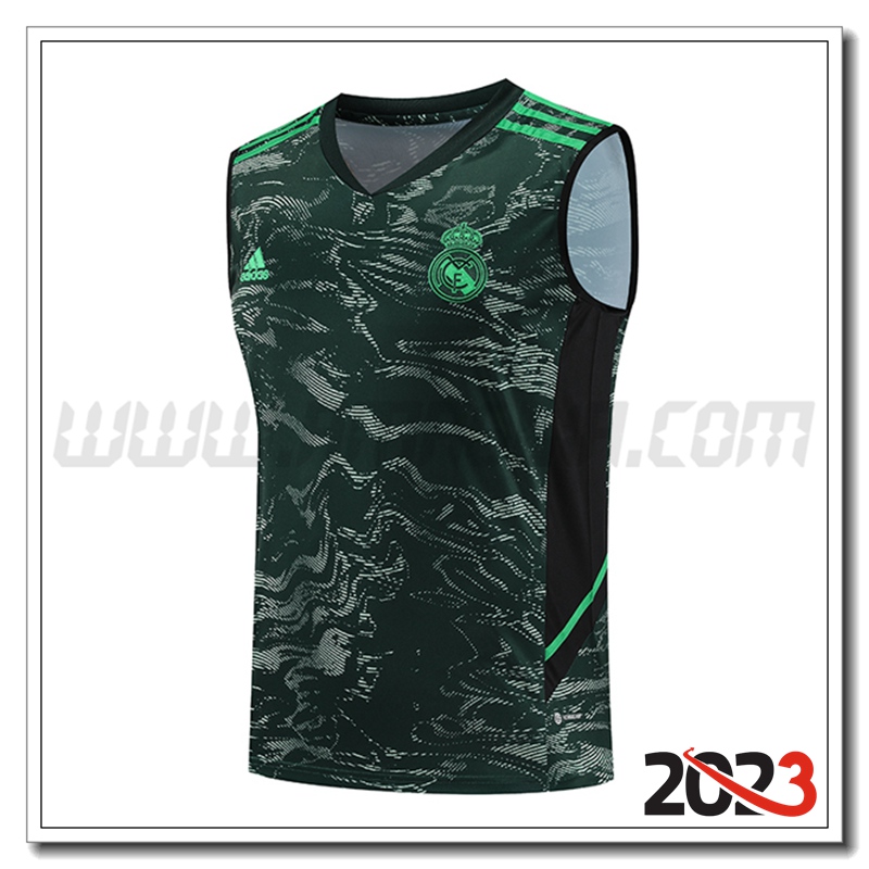Canotta da Allenamento Real Madrid Verde 2023 2024