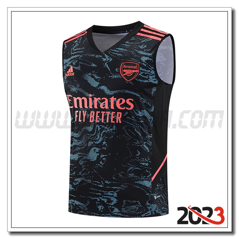Canotta da Allenamento Arsenal Nero 2023 2024