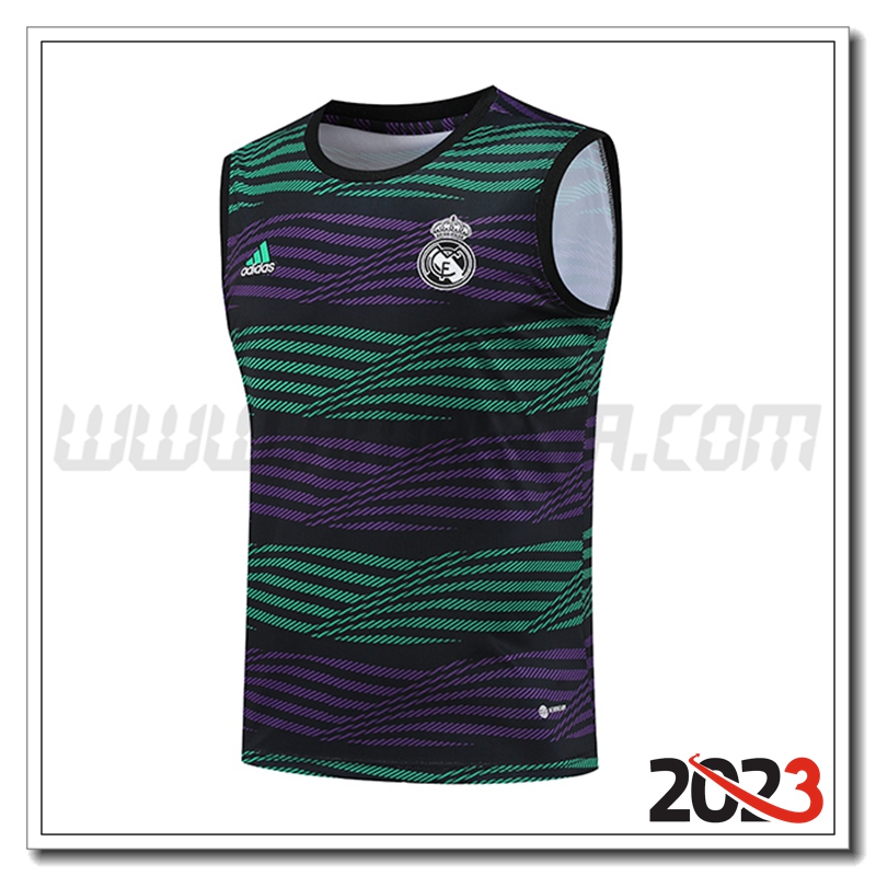 Canotta da Allenamento Real Madrid Viola 2023 2024