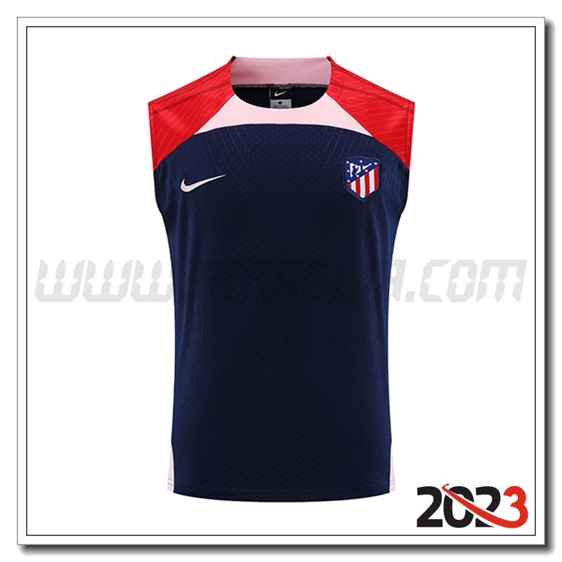 Canotta da Allenamento Atletico Madrid Blu Marino 2023 2024