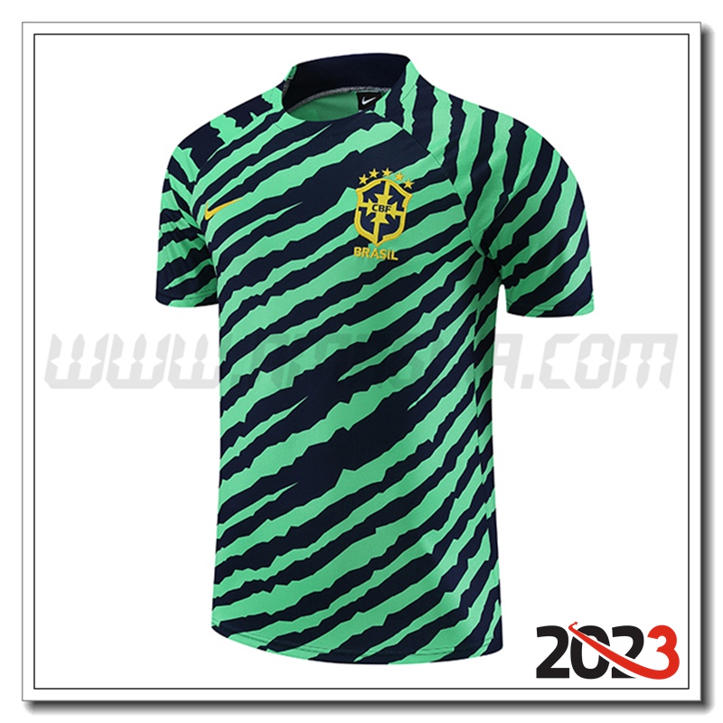 Maglia Allenamento Brasile Verde 2023 2024