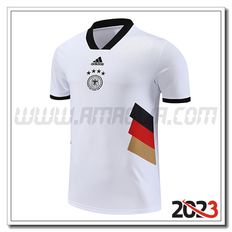 Maglia Allenamento Germania Bianco 2023 2024